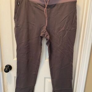 Athleta Mauve Straight Leg Pants